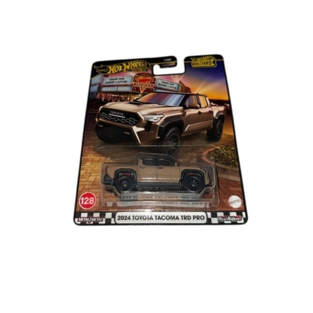 Hot Wheels Premium Boulevard 2024 Toyota Tacoma TRD Pro Tan Diecast Car 128